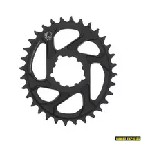 Priekinė žvaigždė SRAM X-SYNC 2 Oval 32T Direct Mount 6mm Offset Alum Eagle Black