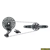 Pavarų grupė SRAM GX Eagle DUB Groupset Lunar (Rear Der, Trigger Shifter w Clamp, Crankset DUB 12s 175 w DM 32t X-SYNC Chainring, Chain 126 links 12s, Cassette XG-1275 10-52t, Chaingap Gauge)