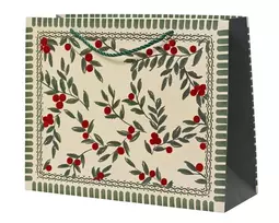 Dovanų maišelis Decoris Berries, 11 cm x 25 cm x 32 cm
