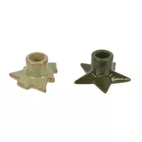 Žvakidė Decoris Glazed, porcelianas, 4.3 cm