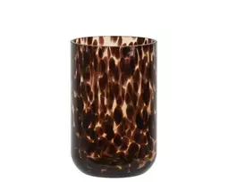 Vaza Decoris 741019, 20 cm, skaidri/ruda