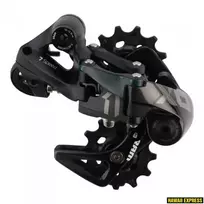 Galinis pavarų perjungėjas SRAM X01DH Type 3.0 7-Speed Short Cage Black