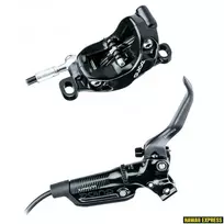 Diskiniai stabdžiai SRAM Guide Ultimate, Carbon Lever, Ti Hardware, Reach, SwingLink, Contact, Black Ano Front 950mm Hose (Rotor/Bracket sold separately) A1