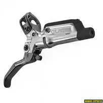 Stabdžių dalis SRAM LEVER ASSEMBLY - ALUMINUM LEVER (ASSEMBLED, NO HOSE, INCLUDES BARB & OLIVE) VERSION 2 SILVER -GUIDE RSC