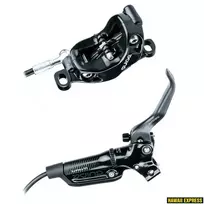 Diskiniai stabdžiai SRAM Guide Ultimate, Carbon Lever, Ti Hardware, Reach, SwingLink, Contact, Black Ano Rear 1800mm Hose (Rotor/Bracket sold separately) A1