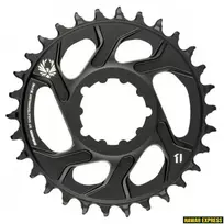 Priekinė žvaigždė SRAM X-SYNC 2 30T Direct Mount 6mm Offset Alum Eagle Black