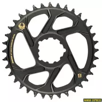 Priekinė žvaigždė SRAM X-SYNC 2 36T Direct Mount 6mm Offset Alum Eagle Gold