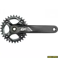 Švaistiklis SRAM Crank GX 1000 Fat Bike GXP 100mm Spindle 170 Black w 30t X-SYNC Chainring (GXP Cups Not Included)