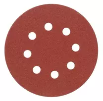Vorel Šlifavimo diskas P-60, 125 mm, 8 skylės, 5 vnt. (08576)