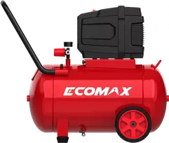Stūmoklinis kompresorius EMX 1500W/50L/10bar be alyvos, Ecomax