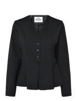 Mads Nørgaard - Stretchy Nylon Sara Jacket - Vieneilės striukės - Juoda