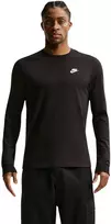 Vyriški marškinėliai Nike Club Tee LS juoda AR5193 010 (M)