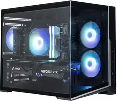 Zalman D30, mATX Mini Tower PC Case, 3 x 120mm ARGB Fans, Juodas