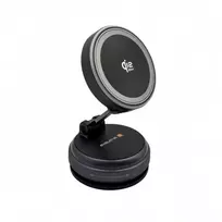Evelatus Automobilinis laikiklis Qi2 25W Magnetic belaidis automobilinis įkroviklis – AutoSpring spiraling laido USB C į USB C jungtis 1,2 m Juodas (EVEUN25WMWCSCH)
