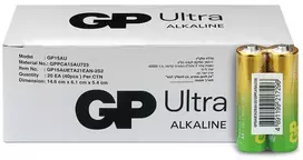 GP Battery AA Baterijos - GP Ultra Šarminės LR6, 40 vnt.