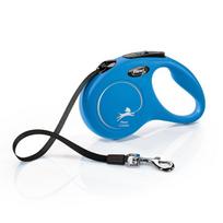 Flexi Classic Blue pavadėlis šunims, Mėlyna,  S (5 m)
