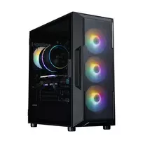 Zalman I3 NEO V2, ATX Mid Tower PC Case, 4 x 120mm RGB Fans, Black