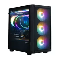 Zalman M4 SE, mATX Mini Tower PC Case, 6 x 120mm FRGB Fans, Black