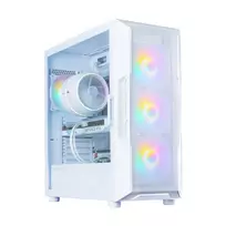 Zalman I3 NEO V2,  ATX Mid Tower PC Case, 4 x 120mm RGB Fans, White