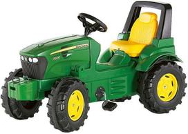 Prekė su pažeista pakuote. Minamas traktorius Rolly Toys John Deer 7930, geltona sp./žalia sp.