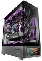 Korpusas Mars Gaming MC-LCDPRO ATX juoda dėžė IPS ekranas 7.2" grūdintas stiklas