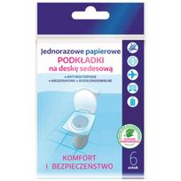 Tualeto sėdynės užvalkalai, higieninės tualeto paklotės, 6 vnt., Intervion