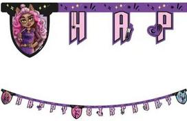 MONSTER HIGH gimtadienio vakarėlio girlianda
