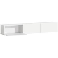 TV spintelė pakabinama, 180 cm, balta