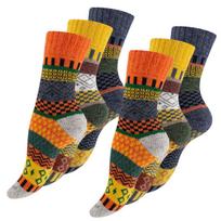 Vilnones kojinės moterims Vincent Creation® Hygge, įvairių spalvų, 6 poros