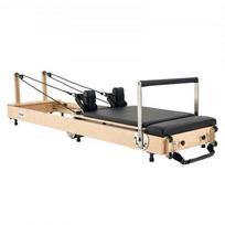 Pilates reformeris, sulankstoma medinė pilateso treniruočių mašina, 238x68x57 cm