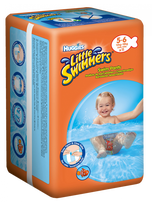HUGGIES Little Swimmers, 5-6 dydis, 12-18 kg, 11 vnt. plaukimo sauskelnių