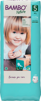 BAMBO NATURE Nature Ilgos naktinės kelnaitės, 5 dydis (11-17 kg), 38 vnt. pakuotė