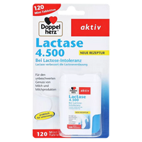 DOPPELHERZ Aktiv Laktazė 4.500 – 120 mini tablečių