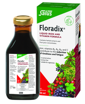 Floradix GELEŽIS – Skystos geležies ir vitaminų kompleksas, 250 ml