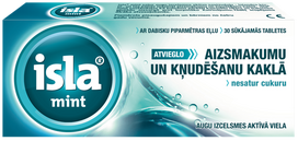 ISLA MINT 30 čiulpiamųjų pastilių
