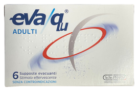 Žvakutės EVA/QU 6 vnt. nuo vidurių užkietėjimo
