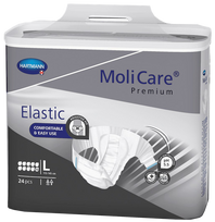 MOLICARE Premium Elastic 9 – 24 sauskelnės-kelnaitės šlapimo nelaikymui