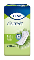 TENA Discreet Mini urologiniai įklotai, 20 kompaktiškų įklotų