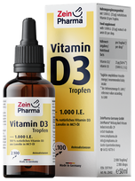 ZEINPHARMA D3 lašai 1000 TV, 50 ml tirpalo forma