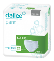 DAILEE Pant Premium Super L, 15 vnt. – sauskelnės-kelnaitės šlapimo nelaikantiems asmenims