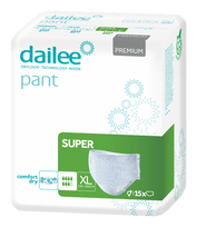 DAILEE Pant Premium Super XL – 15 sauskelnių-kelnaičių esant šlapimo nelaikymui
