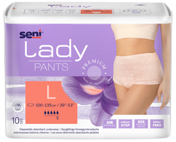 Seni Lady Pants L, 10 sugeriančių kelnaičių