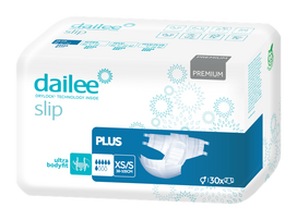 DAILEE Premium Plus XS/S sauskelnės suaugusiesiems, 30 vnt.