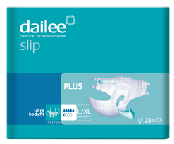 DAILEE Slip Plus L/XL sauskelnės, 28 vnt.