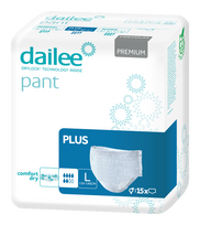 DAILEE Premium Plus L Incontinences sauskelnės, 15 vnt.