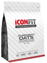 ICONFIT Šokolado ir žemės riešutų naktinės košės mišinys, 1000 g