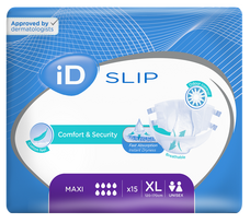 iD Slip Maxi XL sauskelnės (120-170 cm), 14 vnt. pakuotėje