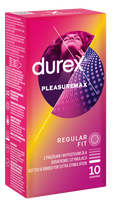 DUREX Pleasuremax, 10 prezervatyvų su stimuliuojančiais elementais