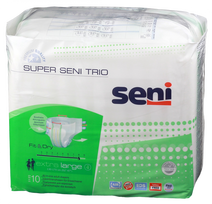 SENI Super Trio Extra Large sauskelnės suaugusiems – 10 vnt.
