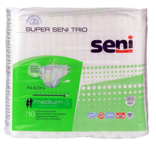 SENI Trio Super sauskelnės-kelnaitės M, 75-100 cm, 10 vnt.